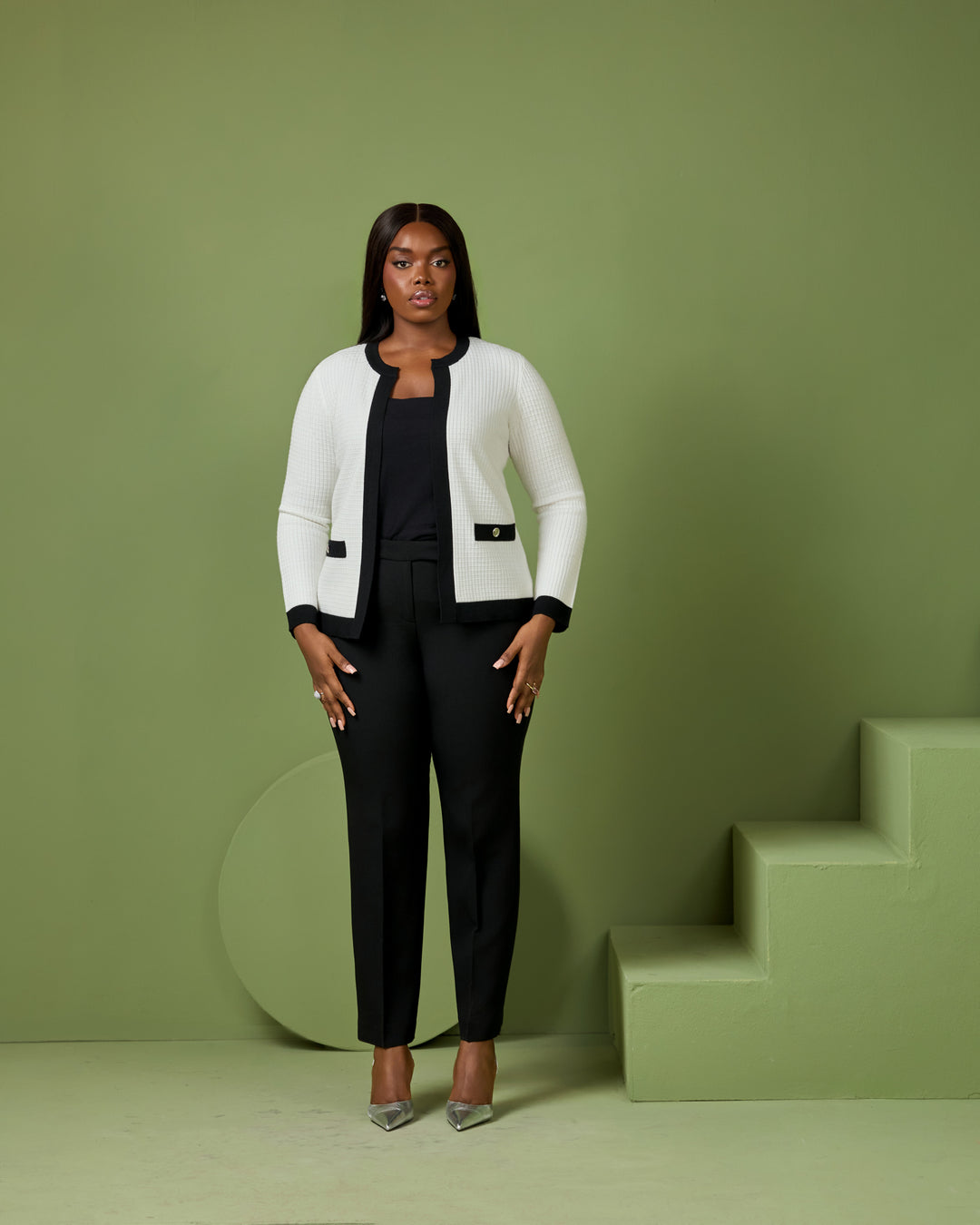 Lily Cardigan - Vanilla Black