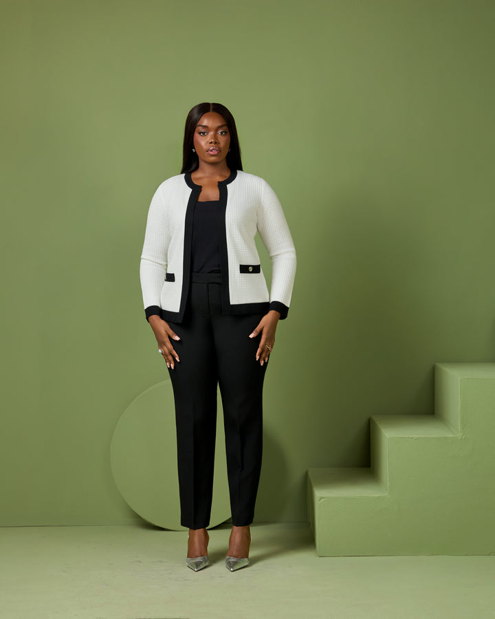 Lily Cardigan - Vanilla Black
