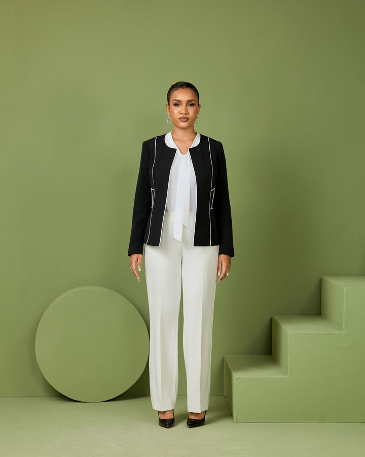 Sloane Tie Top - Vanilla