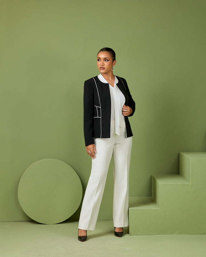 Sloane Tie Top - Vanilla