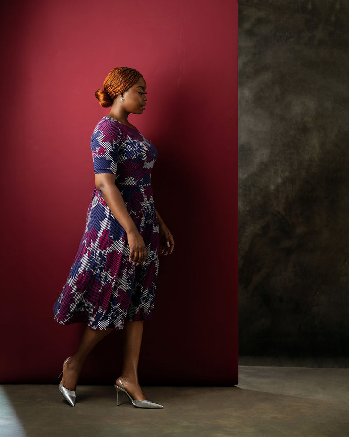 The Elara Flare Dress