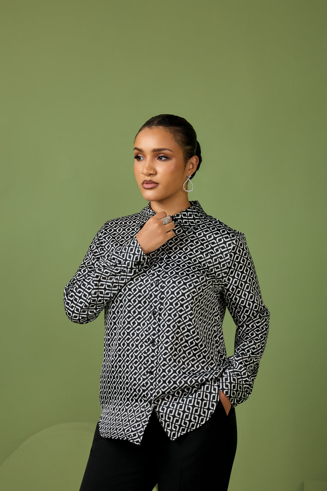 Camille Satin Shirt