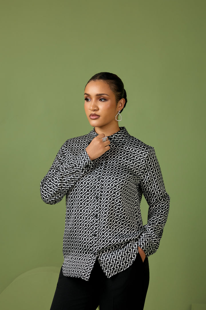 Camille Satin Shirt