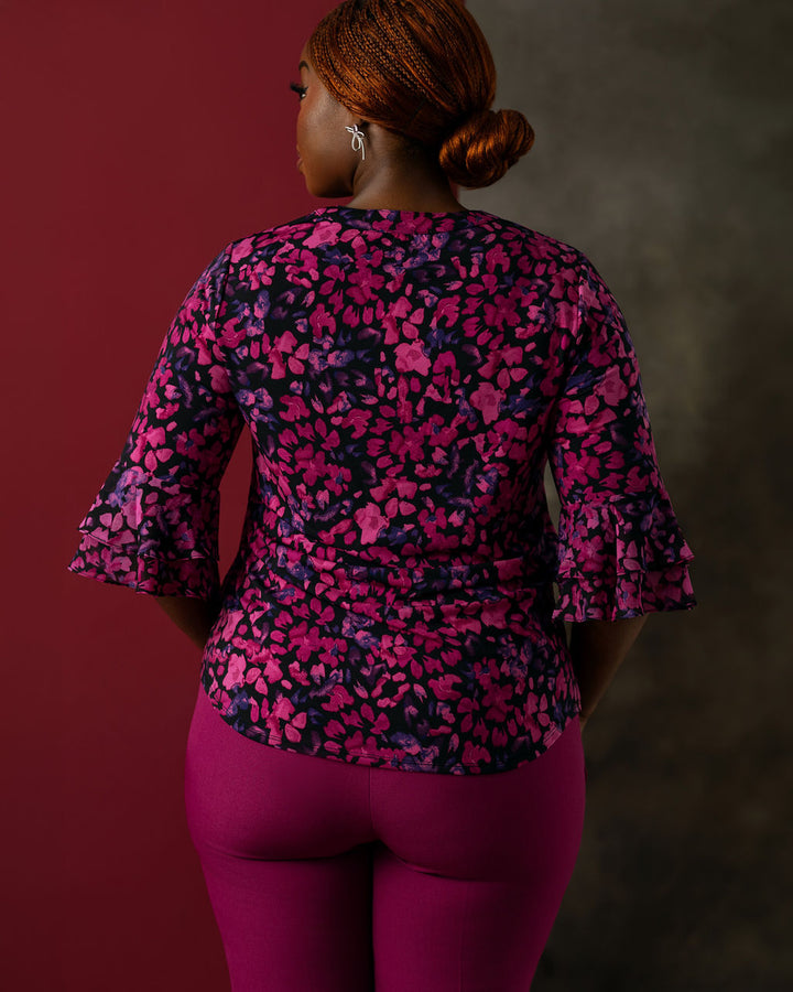 The Arabella Ruffle Sleeve Blouse