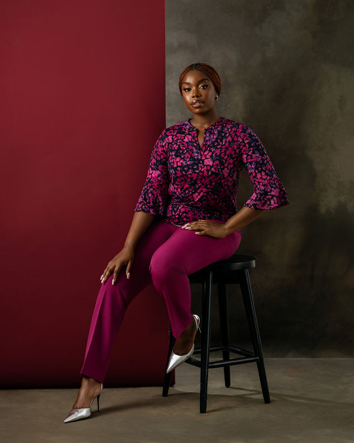 The Arabella Ruffle Sleeve Blouse