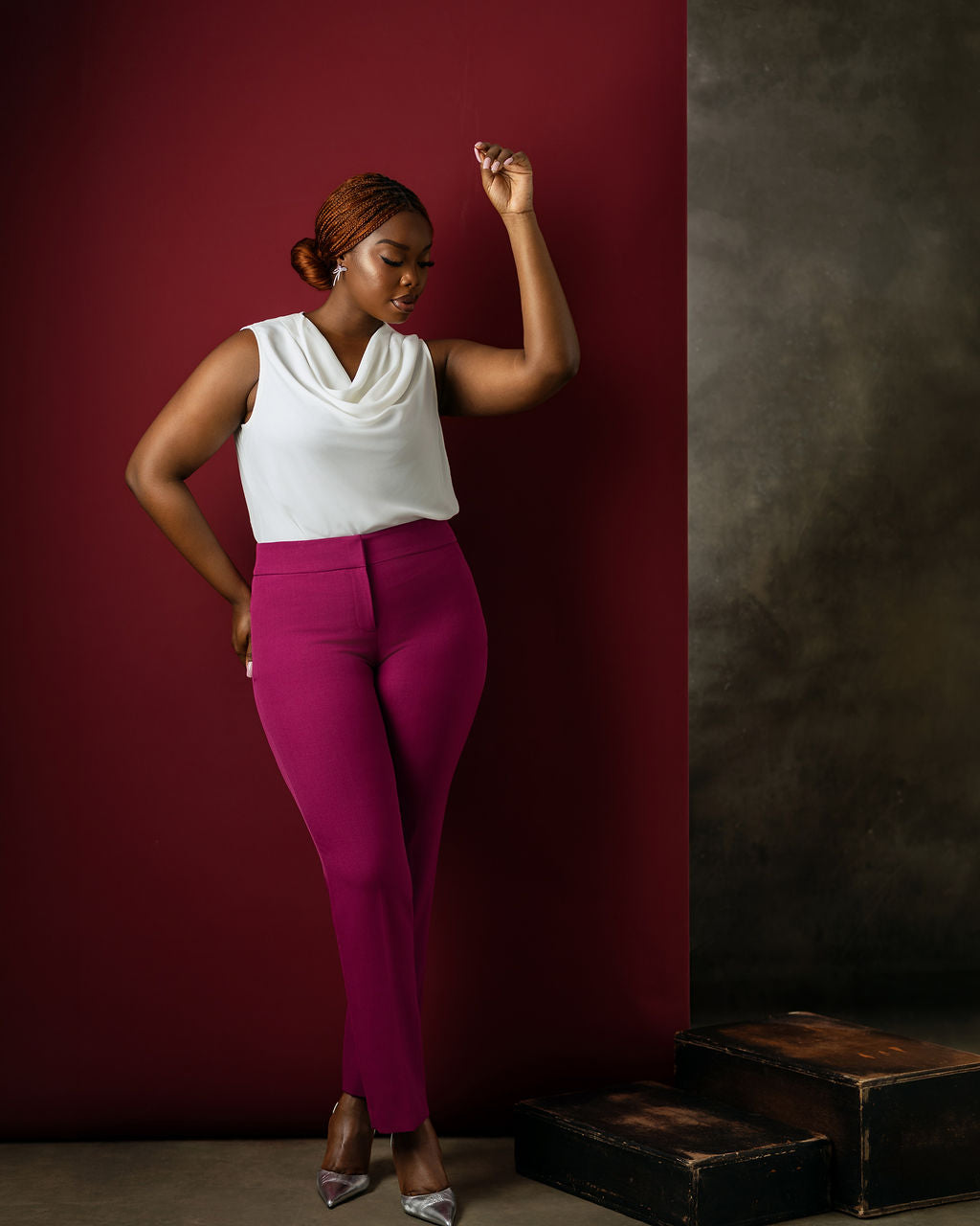 The Celeste Cowl Neck Top