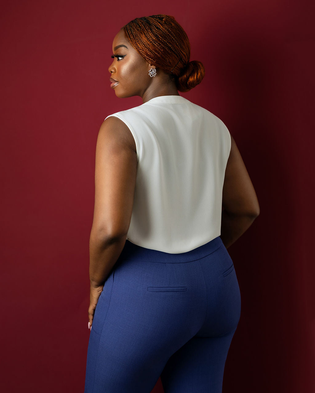 The Aurora Ruffle Top - Ivory