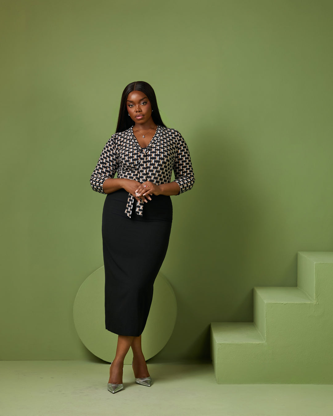 Vivienne Print Top