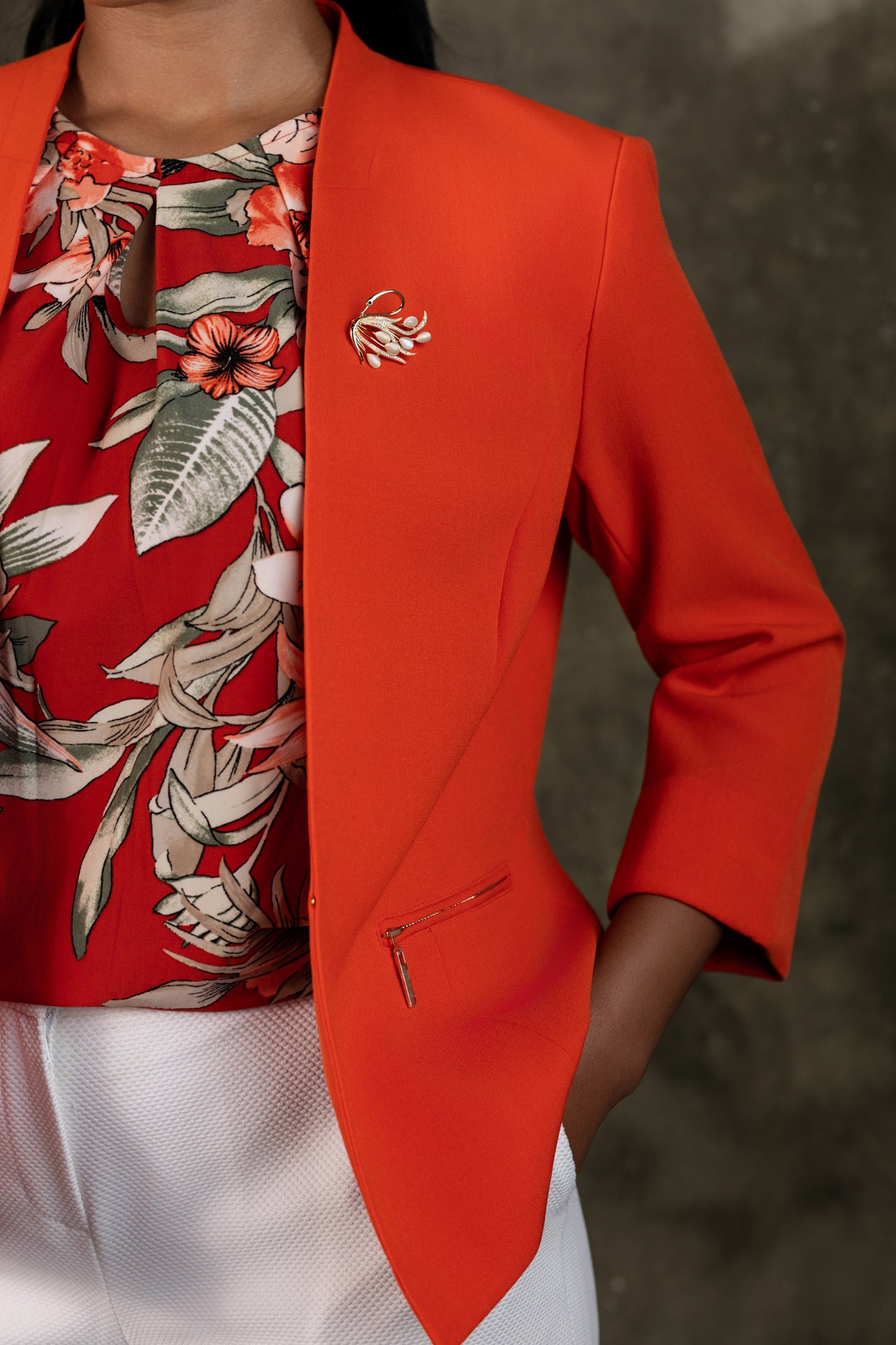 Delphine Top - Valencia Multi