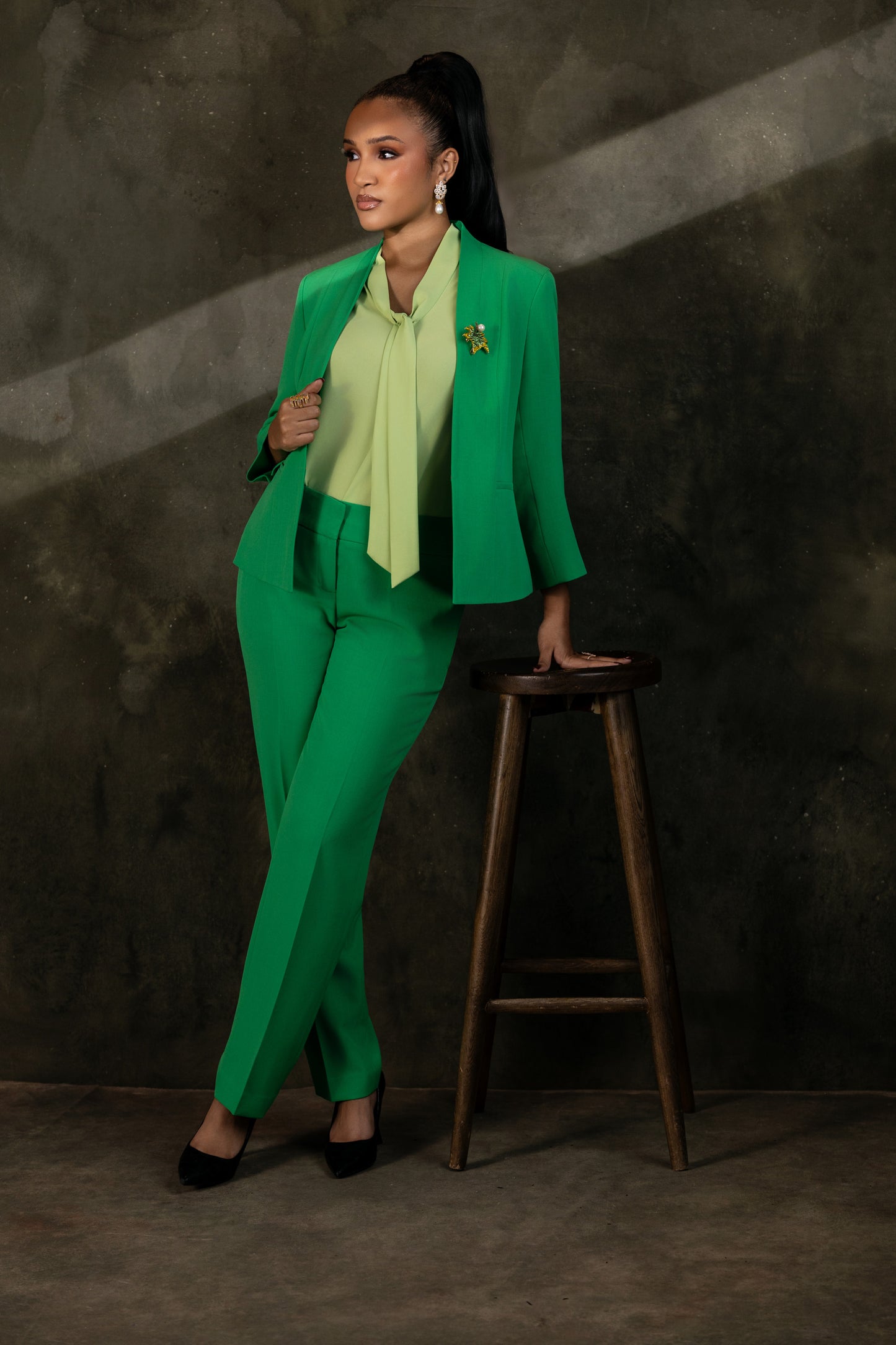 Colette Jacket - Apple Green
