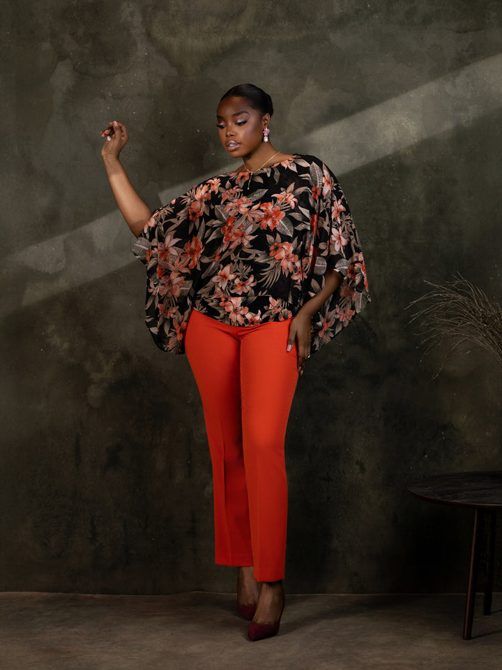 Harlow Blouse - Black Multi