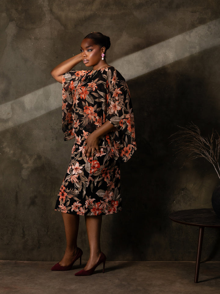 Harlow Skirt - Black Multi