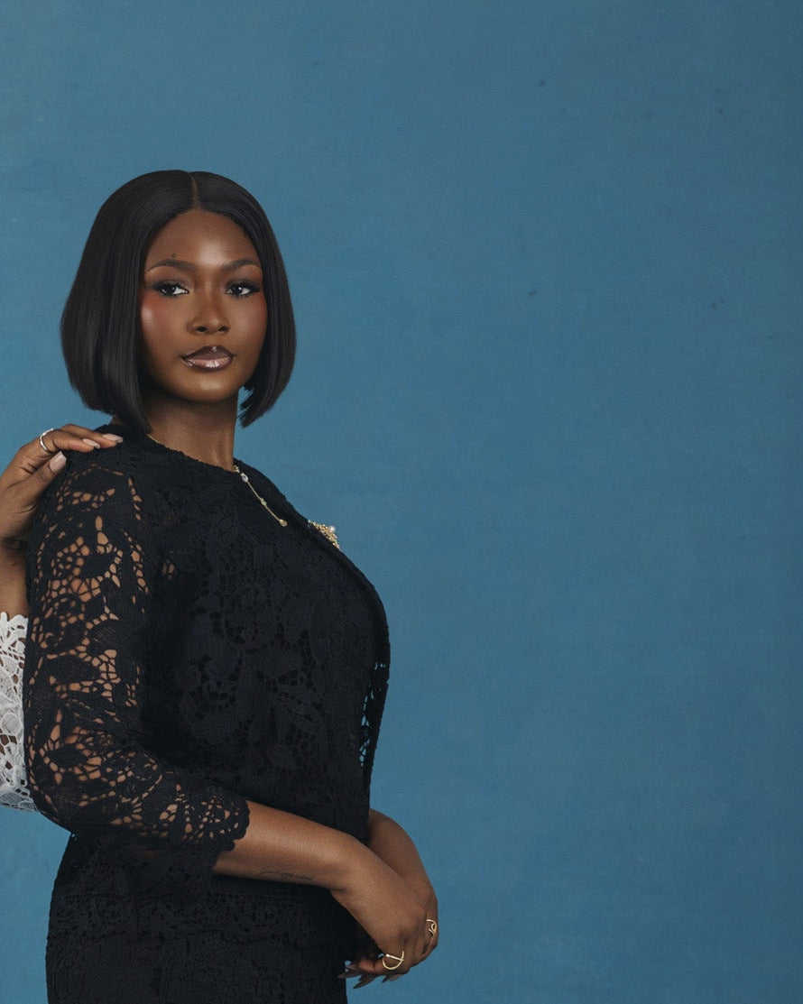 Magnolia Lace Jacket - Noir