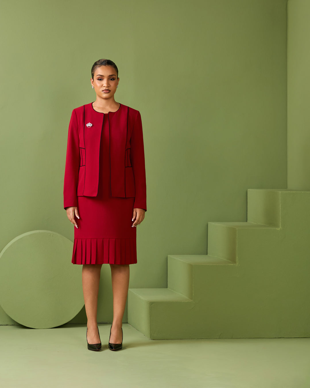 Monroe Jacket - Red
