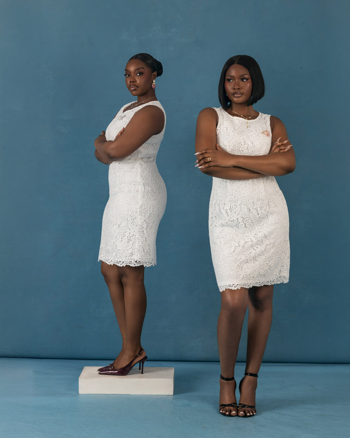 Magnolia Lace Dress - Ivory