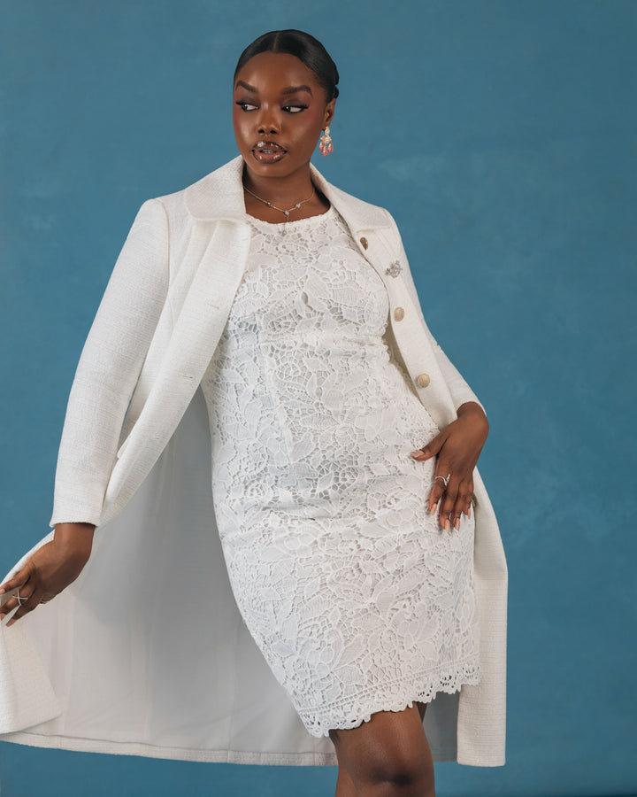 Magnolia Lace Dress - Ivory