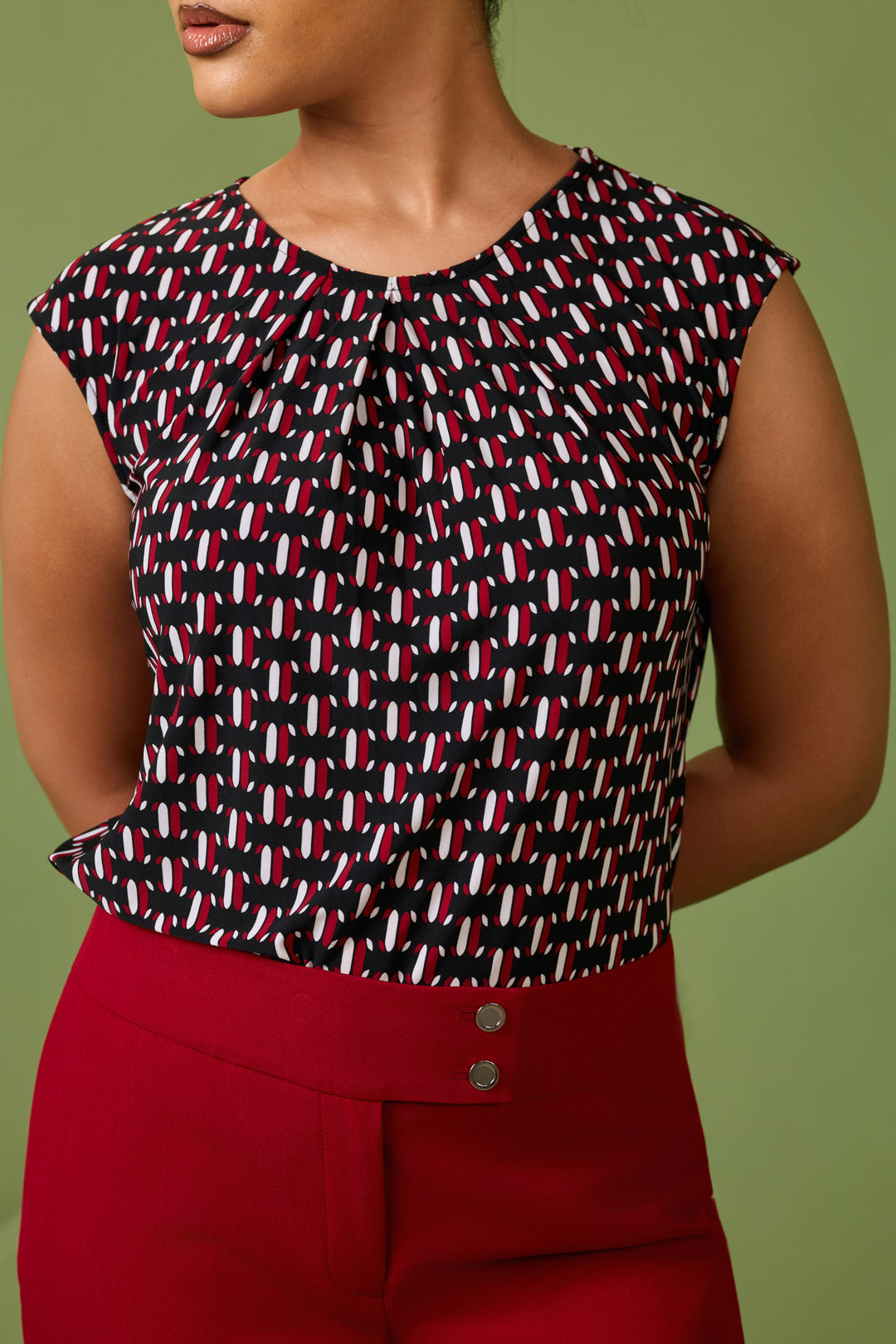 Adrienne Print Top