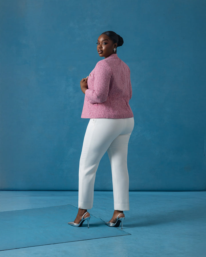 Dahlia Tweed Jacket - Pink Multi