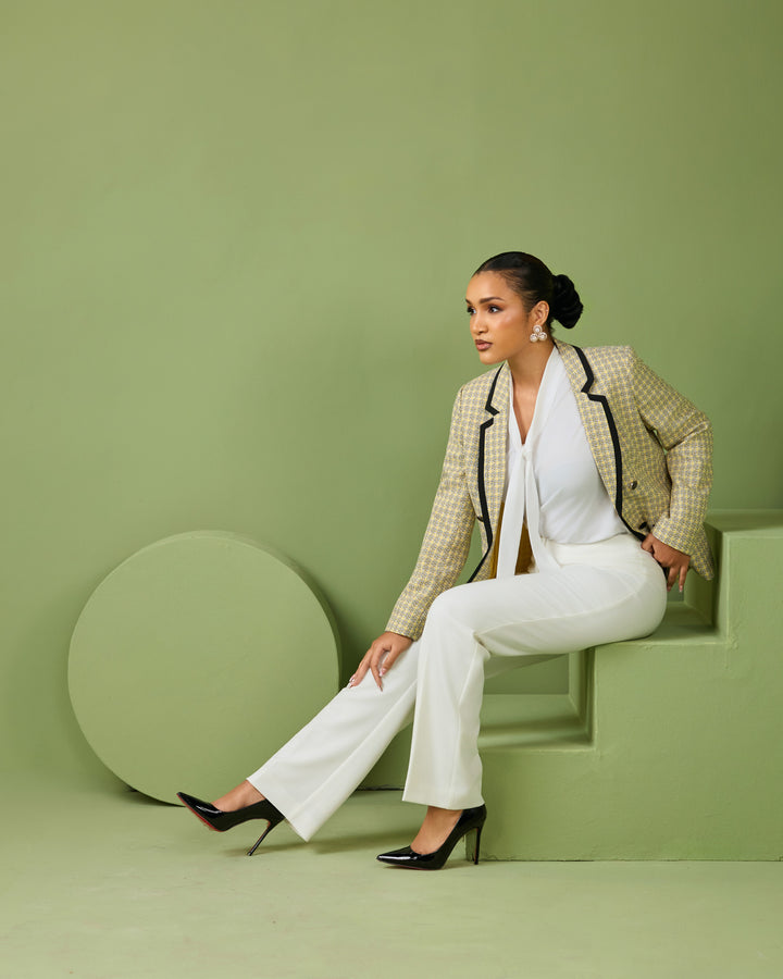Sloane Tie Top - Vanilla